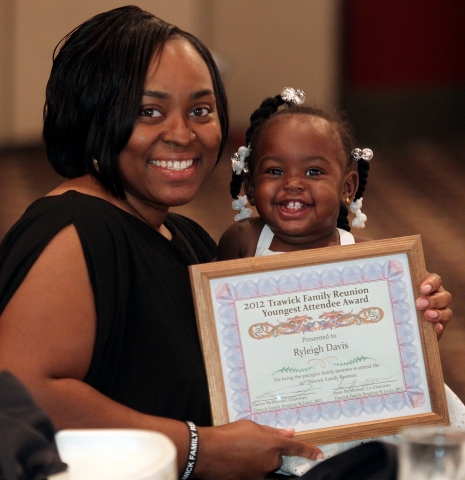 Award for Youngest Attendee: Ryleigh Davis  