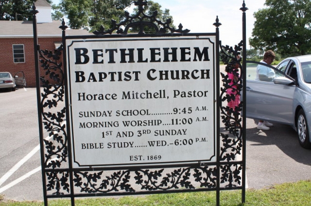 Church & cemetery where many family members are buried  